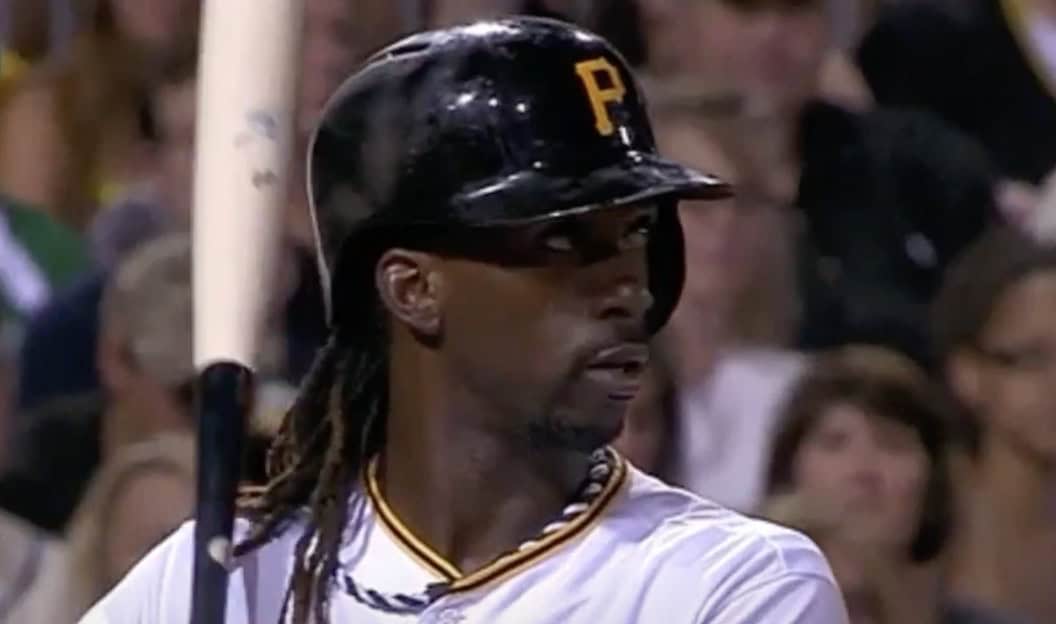 Andrew McCutchen in action, showcasing his skills as a top player of the 2010s.